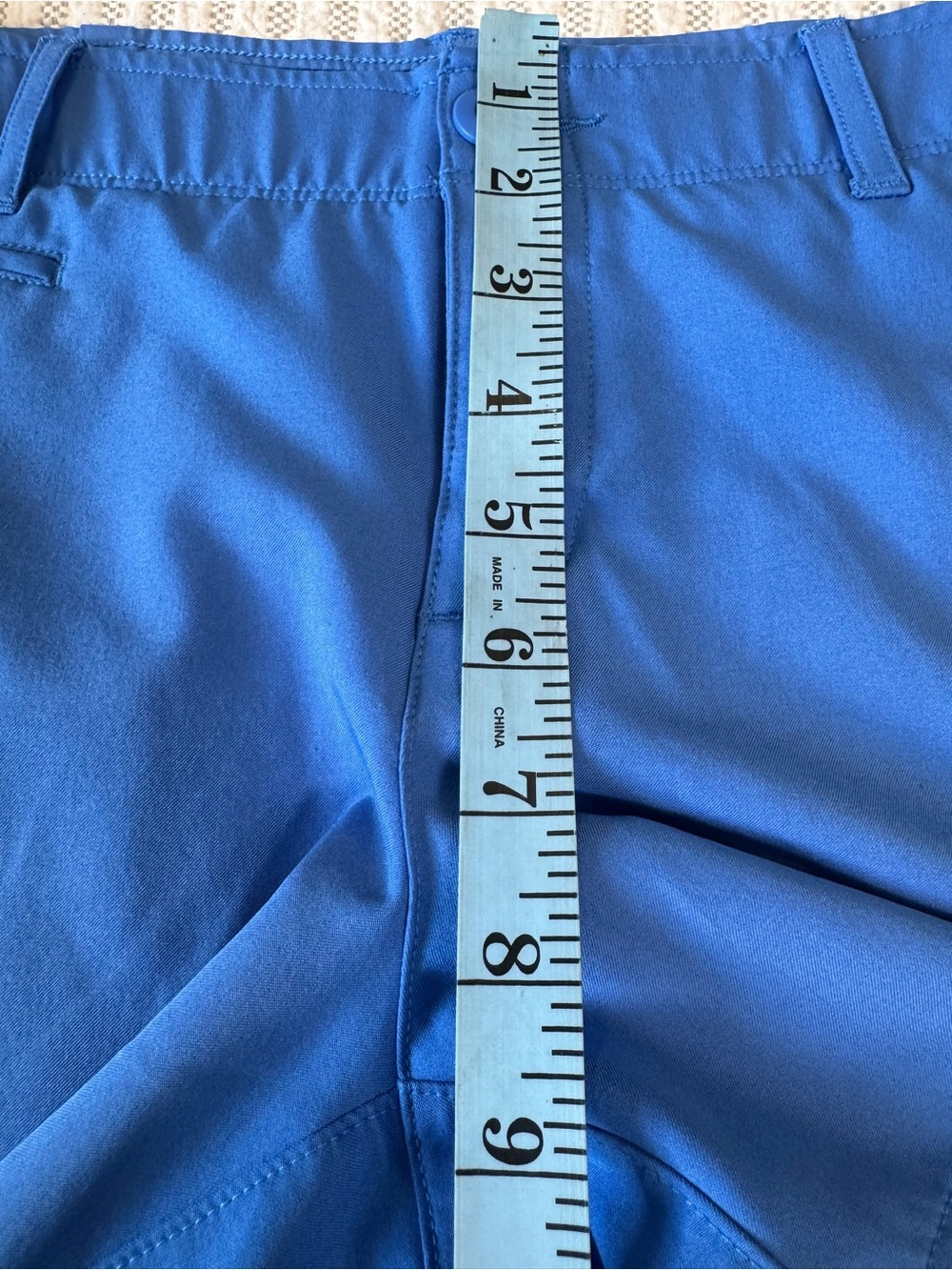 Under Armour Women’s Fitted Performance Shorts Blue Size 6 4” Inseam - Picture 12 of 13